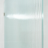Principle Arc Dallas 1100 x 2000mm Frameless Fluted Glass Shower Screen Panel