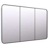 Principle Arc Ava 1200mm Mirrored Shaving Cabinet with Glass Shelves
