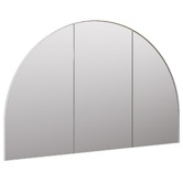 Principle Arc Ava 1200mm Arch Mirrored Shaving Cabinet with Glass Shelves