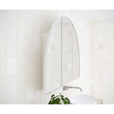 Principle Arc Ava 1200mm Arch Mirrored Shaving Cabinet with Glass Shelves