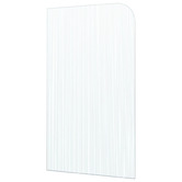 Principle Arc Dallas 1100 x 2000mm Frameless Fluted Glass Shower Screen Panel