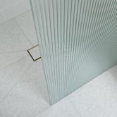 Principle Arc Dallas 1100 x 2000mm Frameless Fluted Glass Shower Screen Panel