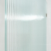 Principle Arc Dallas 1100 x 2000mm Frameless Fluted Glass Shower Screen Panel