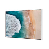 Ellidy Design Turquoise Tide Printed Wall Art