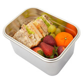Clevinger 2000ml Stainless Steel &amp; Bamboo Lunch Box