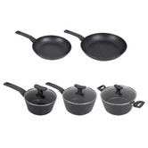 Clevinger 5 Piece Aluminium Non-Stick Cookware Set