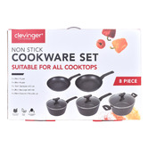 Clevinger 5 Piece Aluminium Non-Stick Cookware Set