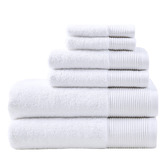 Chiswick Living 6 Piece Retreat Cotton-Blend Bathroom Towel Set