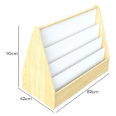 Zen Home Jooyes Kids' Display Bookcase with Whiteboard