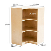 Zen Home Jooyes Kids&#039; 91cm Corner Shelf