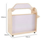 Zen Home Jooyes Kids' 3-in-1 Mobile Shelf