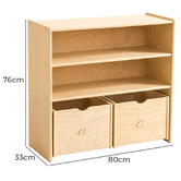 Zen Home Jooyes Kids&#039; 2 Shelf Storage Unit