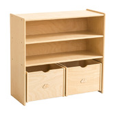Zen Home Jooyes Kids&#039; 2 Shelf Storage Unit