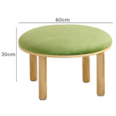 Zen Home 4 Piece Jooyes Kids' Flannel Stool Set