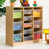 Zen Home Jooyes Kids' 11 Bin Storage Unit
