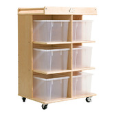 Zen Home Jooyes Kids&#039; 6 Bin Storage Unit