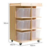 Zen Home Jooyes Kids&#039; 6 Bin Storage Unit