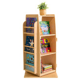 Zen Home Jooyes Kids&#039; 3 Tier Rotating Bookcase