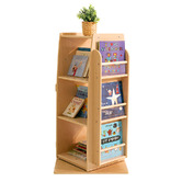 Zen Home Jooyes Kids&#039; 3 Tier Rotating Bookcase
