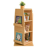 Zen Home Jooyes Kids&#039; 3 Tier Rotating Bookcase