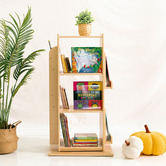 Zen Home Jooyes Kids&#039; 3 Tier Rotating Bookcase