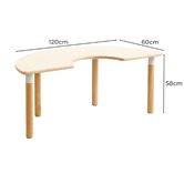 Zen Home Jooyes Kids' U Shape Group Table
