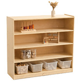 Zen Home Kids' 4 Tier Bookshelf &amp; Toy Storage