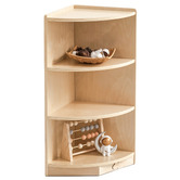 Zen Home Kids' 3 Tier Corner Shelf