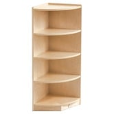 Zen Home Jooyes Kids' 4 Tier Corner Shelf