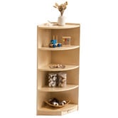 Zen Home Jooyes Kids' 4 Tier Corner Shelf