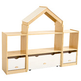 Zen Home Kids' Percy Room Divider &amp; Bookcase