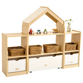 Zen Home Kids' Percy Room Divider &amp; Bookcase
