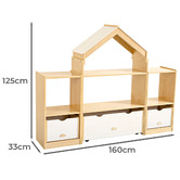Zen Home Kids' Percy Room Divider &amp; Bookcase