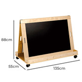 Zen Home Kids' Nancy Double Sided Drawing Board