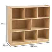 Zen Home Kids&#039; Agnes 8 Shelf Bookcase