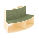Zen Home Kids' Clara 4 Shelf Bookcase with Bench