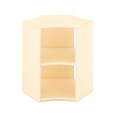 Zen Home Kids' Clara 2 Tier Polygon Bookcase