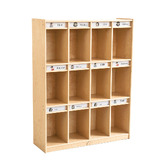 Zen Home Kids' Maxwell 12 Shelf Cubby Unit