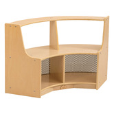 Zen Home Kids' Milo 4 Shelf Curved Storage Unit