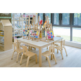 Zen Home Jooyes Kids' Natural Rectangular Table