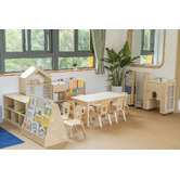 Zen Home Jooyes Kids' Natural Rectangular Table