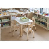 Zen Home Jooyes Kids' Natural Square Table