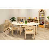 Zen Home Jooyes Kids' U Shape Group Table