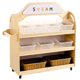 Zen Home Jooyes Kids' 3-in-1 Mobile Shelf