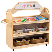 Zen Home Jooyes Kids' 3-in-1 Mobile Shelf