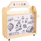 Zen Home Jooyes Kids' 3-in-1 Mobile Shelf