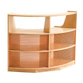 Zen Home Jooyes Kids' 6 Shelf Curved Storage Unit