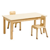 Zen Home Jooyes Kids' Natural Rectangular Table