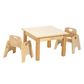 Zen Home Jooyes Kids' Natural Square Table