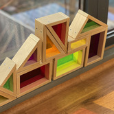 Zen Home Jooyes 40 Piece Penelope Rainbow Blocks Set